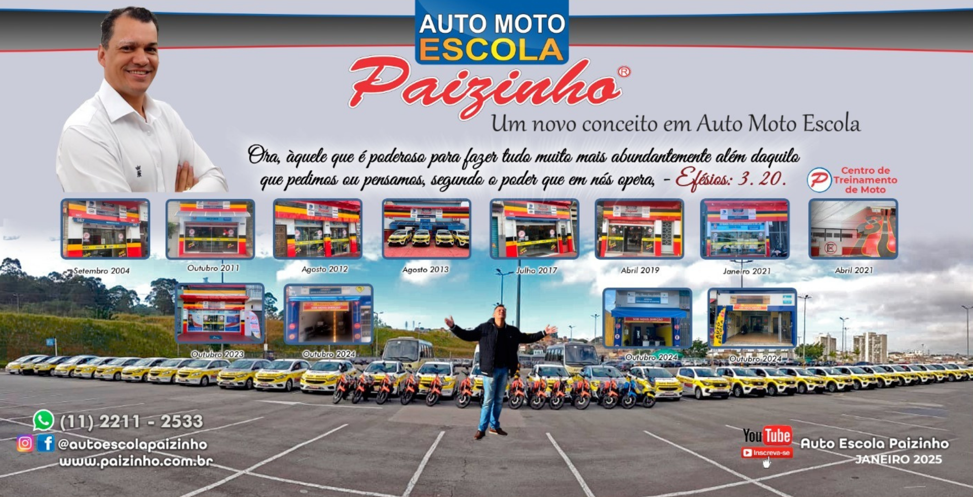 Estrutura das unidades do Grupo Paizinho