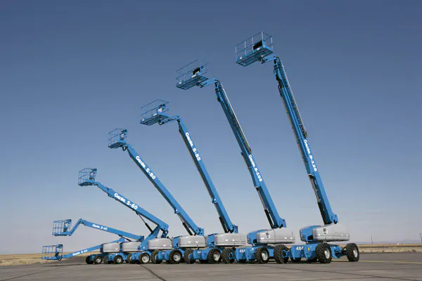 Plataforma elevatória tipo tesoura